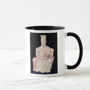 Baal Hammon gesetzt auf seinem Thron Tasse