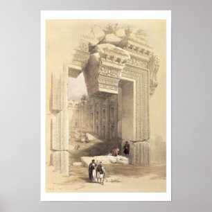Baalbec, 7. Mai 1839, Platte 81 aus Band II Poster