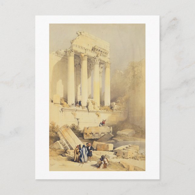 Baalbec, Platte 79 aus Band II des "Heiligen Lande Postkarte (Vorderseite)