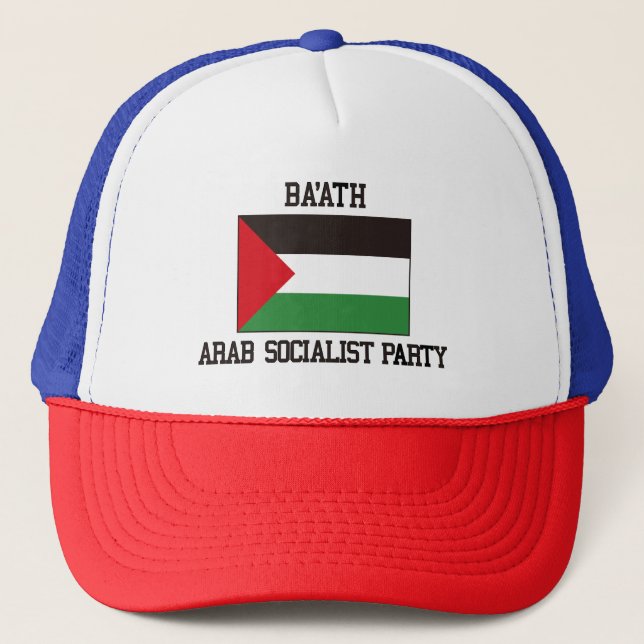 Ba'ath Party-Flagge Truckerkappe (Vorderseite)