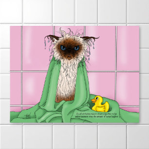 Baath Time Cat Poster