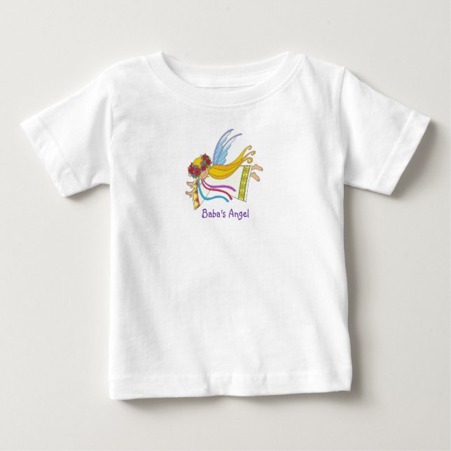 Baba-Engel Baby T-shirt (Vorderseite)