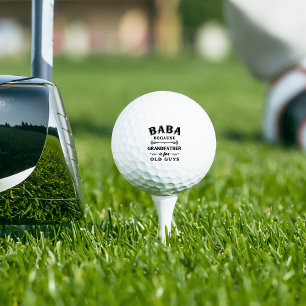 Baba Großvater von Funny ist für alte Typ Golfball