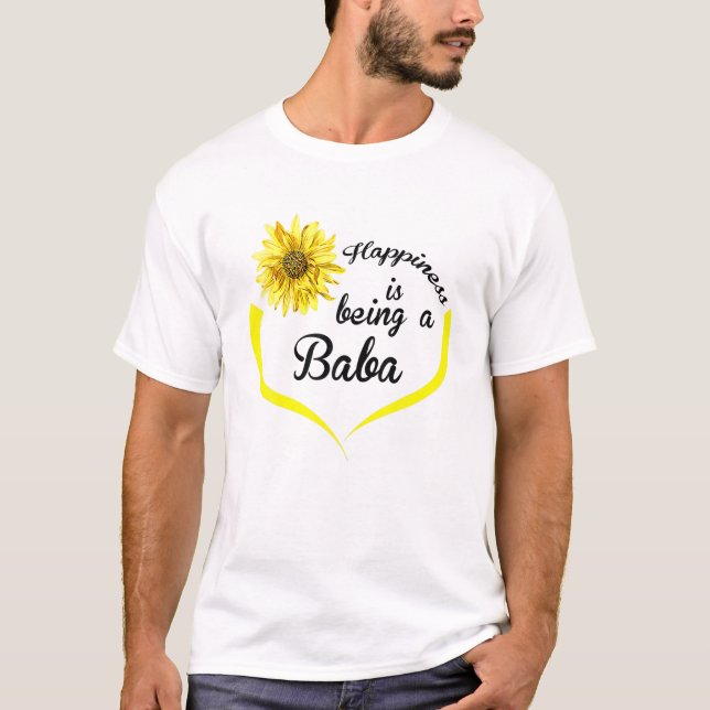Baba spendet Glück ist ein Baba T-Shirt (Vorderseite)