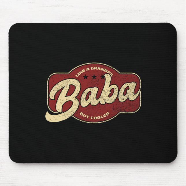 Baba wie ein Großvater, aber Cooler - arabisch Bab Mousepad (Vorne)