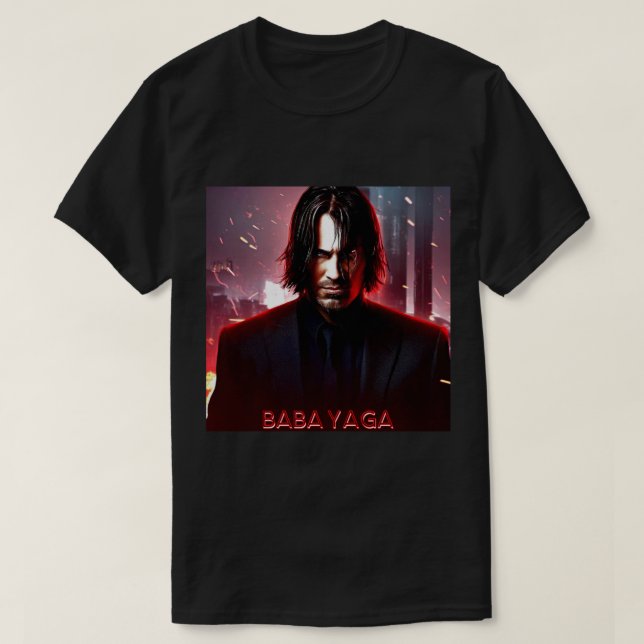 Baba Yaga Unisex T - Shirt (Design vorne)