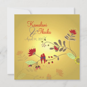 Babados Parrots auf der Zweigstelle Ali'i Einladung