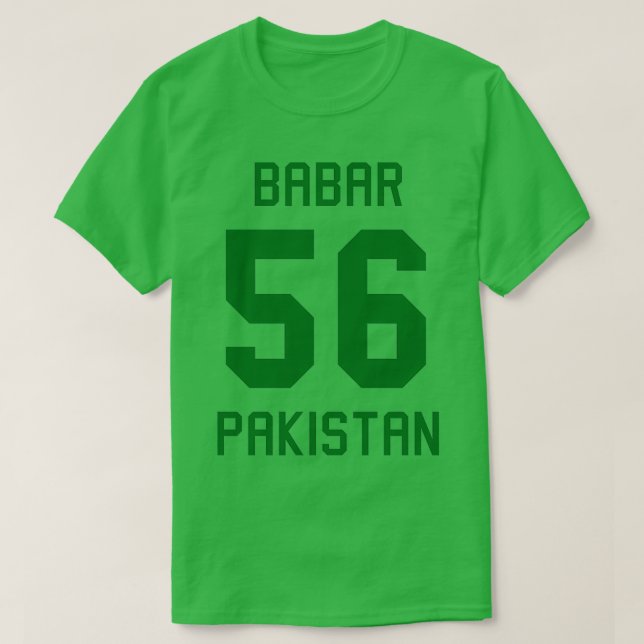 Babar Azam 56 Pakistan Cricket Jersey 3 T-Shirt (Design vorne)