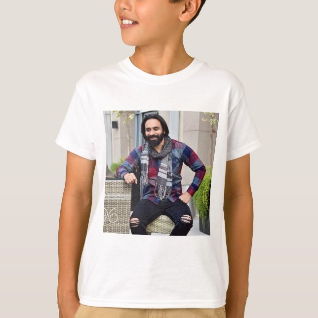Babbu Maan gedruckter T - Shirt (Vorderseite)