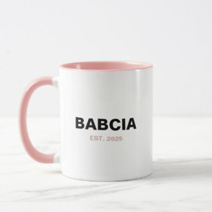 Babcia Est. Jahr - Das perfekte Oma-Geschenk Tasse
