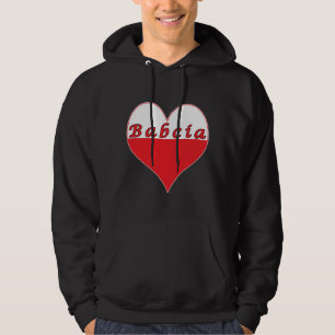 Babcia Polnisches Herz Hoodie
