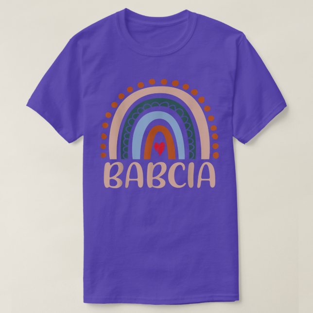 Babcia Rainbow Grandma Niedlich Mütter Day Funny B T-Shirt (Design vorne)