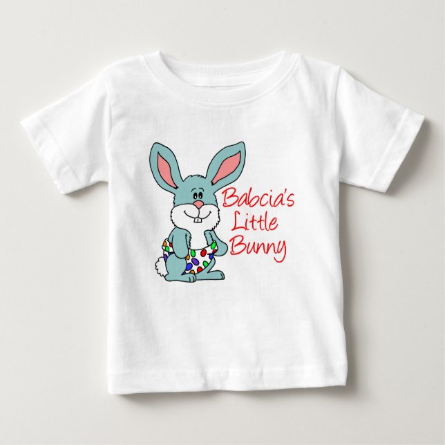 Babcia's Little Bunny Baby T-shirt (Vorderseite)