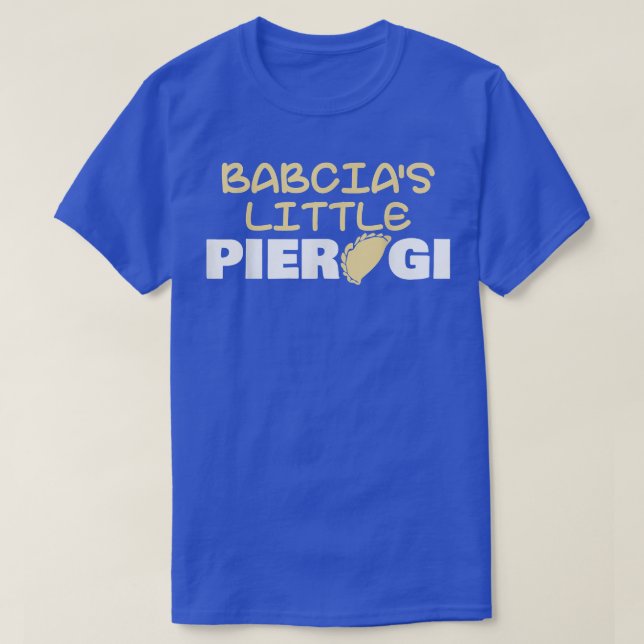 Babcia's Little Pierogi Oma Babcia Pole Polnisch T-Shirt (Design vorne)