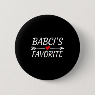 Babcis Lieblingskind Zitat Herz Polnische Oma Button