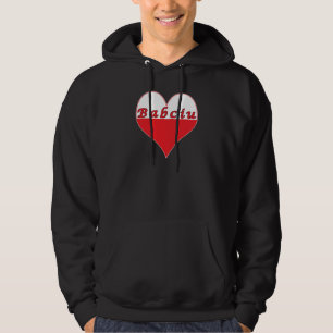 Babciu Polnisches Herz Hoodie