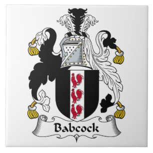 Babcock Familienwappen Fliese