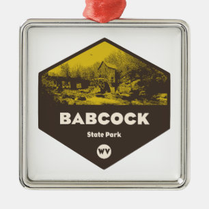 Babcock Staat Park West Virginia Ornament Aus Metall