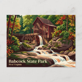 Babcock State Park USA Postkarte