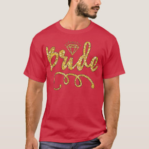 Babe Bride Trendy Retro Bride Squad Stamm Hochzeit T-Shirt