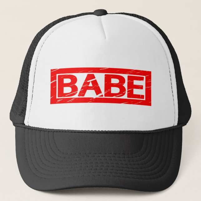 Babe Briefmarke Truckerkappe (Vorderseite)