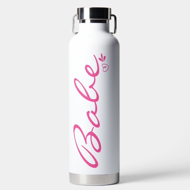 "Babe"-Buchstabe Druckwasserflasche, rostfreier St Trinkflasche (Vorderseite)