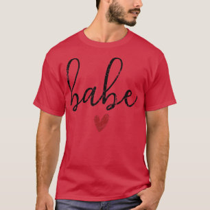 Babe Heart Vintag Bride Bridesmaid Bachelorette P T-Shirt