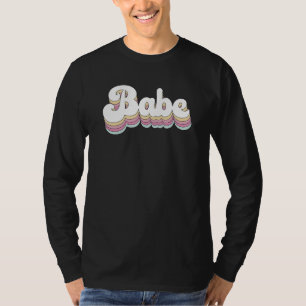 Babe Retro-Braut Brautjungfer Junggesellinnenparty T-Shirt