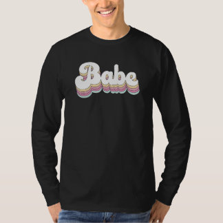 Babe Retro-Braut Brautjungfer Junggesellinnenparty T-Shirt