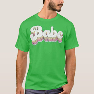 Babe Retro Bride Niedlich Bridesmaid Bachelorette T-Shirt
