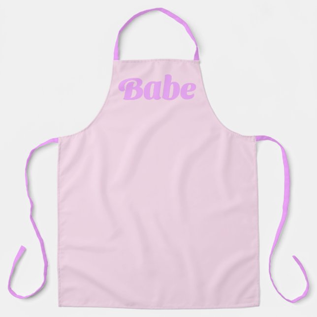 BABE Statement Apron – Cook Cute, Serve Confidence Schürze (Vorderseite)
