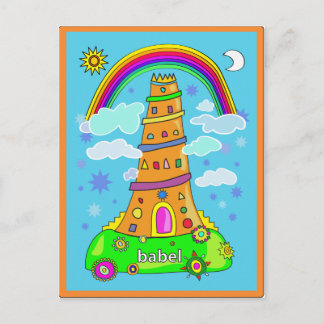 Babel Postkarte