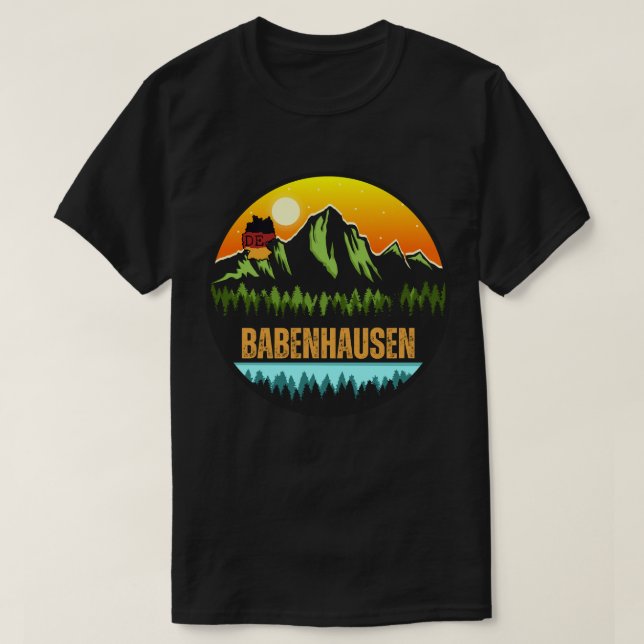 Babenhausen, Deutschland T-Shirt (Design vorne)