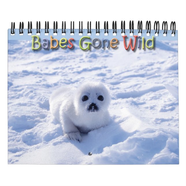 Babes gehen ins Jahr der wilden Tiere Kalender (Titelbild)
