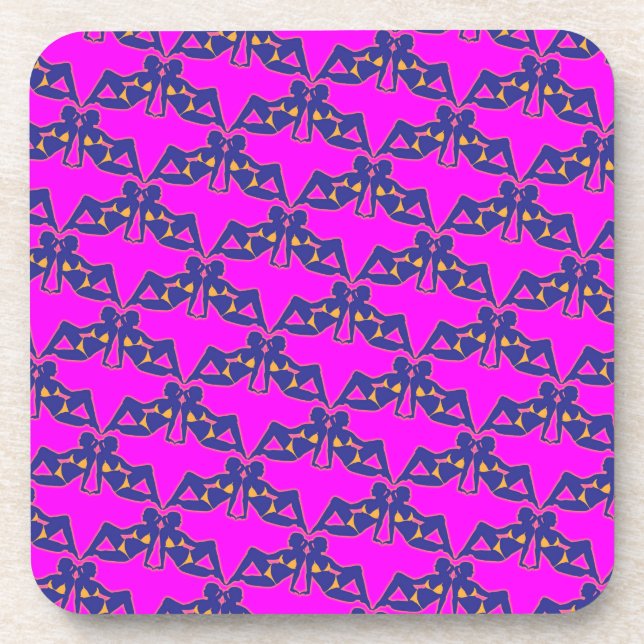 Babes Pattern Untersetzer (Vorderseite)