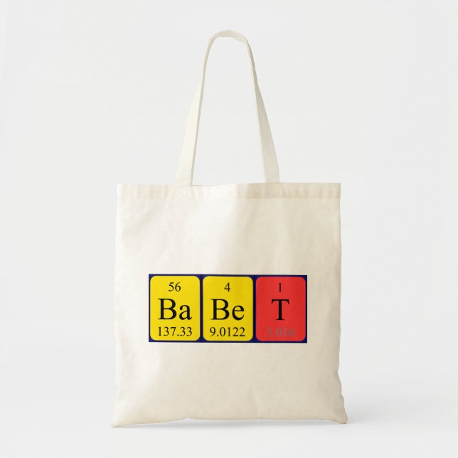 Babet Periodenname Tasche (Vorne)