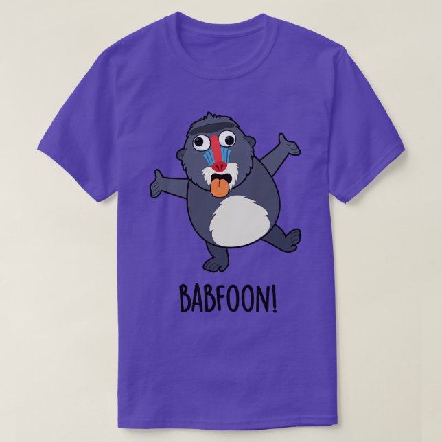 Babfoon Funny Baffoon Baboon Pun T-Shirt (Design vorne)