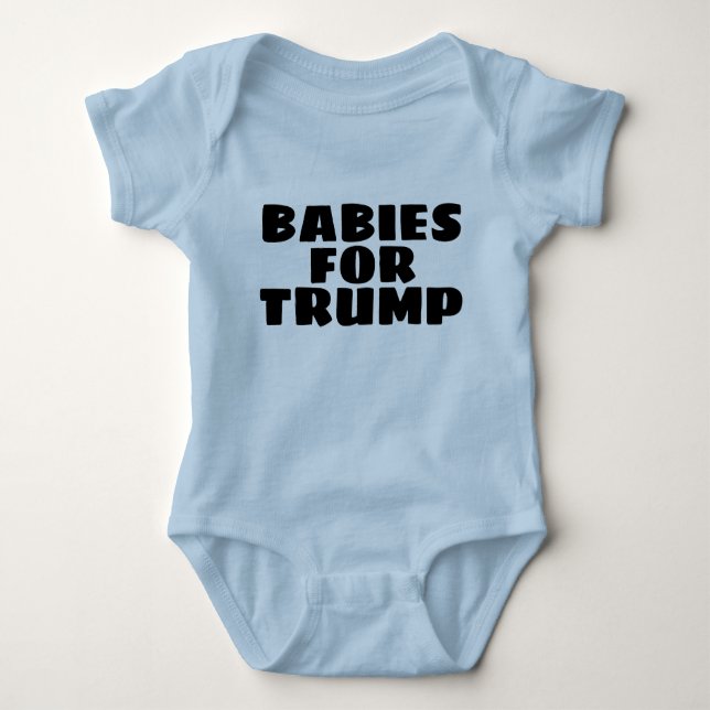 BABIEN FÜR TRUMP-BABYKLEIDUNG BABY STRAMPLER (Vorderseite)