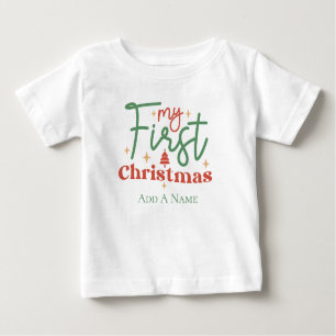 Babies Baby Erstes 1. Weihnachtsgeschenk für Neues Baby T-shirt