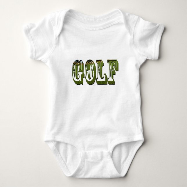 Babies Golf Logo Jumpsuit Baby Strampler (Vorderseite)
