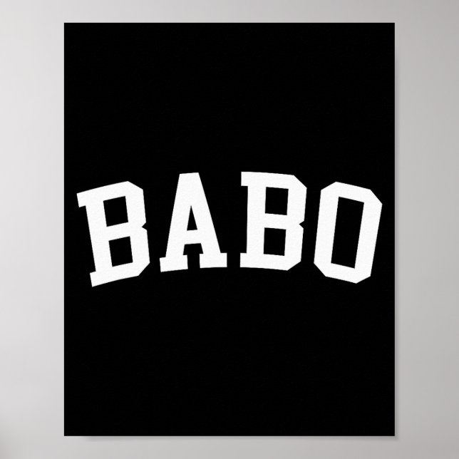Babo  poster (Vorne)