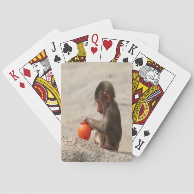 Baboon Baby Spielkarten (Rückseite)