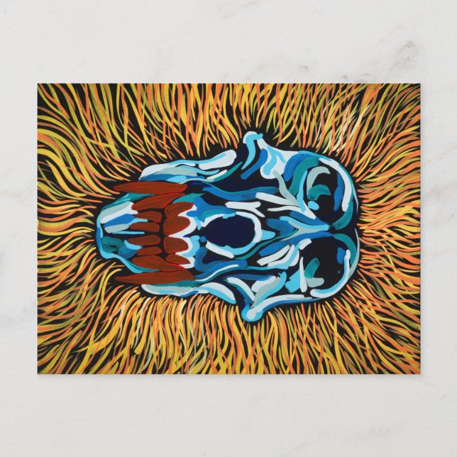 Baboon Lion Postkarte (Vorderseite)