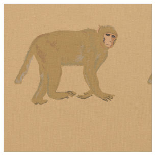Baboon Monkey Art Stoff