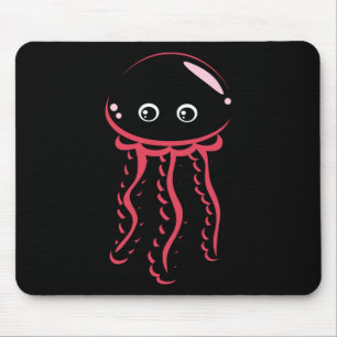 Babt Quallen-Lächeln-Kostüm Süßes Tier Halloween Mousepad