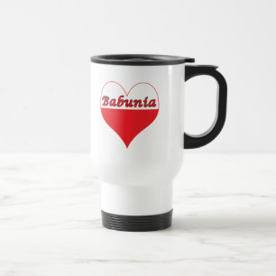 Babunia Polnisches Herz Reisebecher