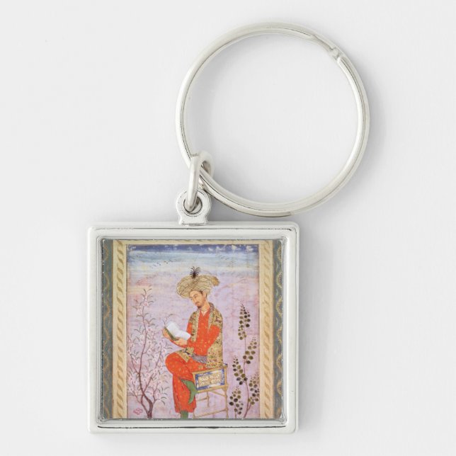 Babur Lesung, Mughal Schlüsselanhänger (Vorne)