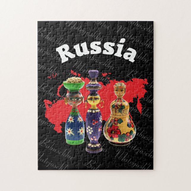 Babuschka Matrjoschka Matryoshka Puzzles (Vertikal)