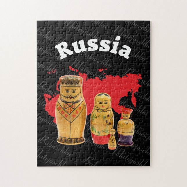 Babuschka Matrjoschka Matryoshka  Puzzles (Vertikal)