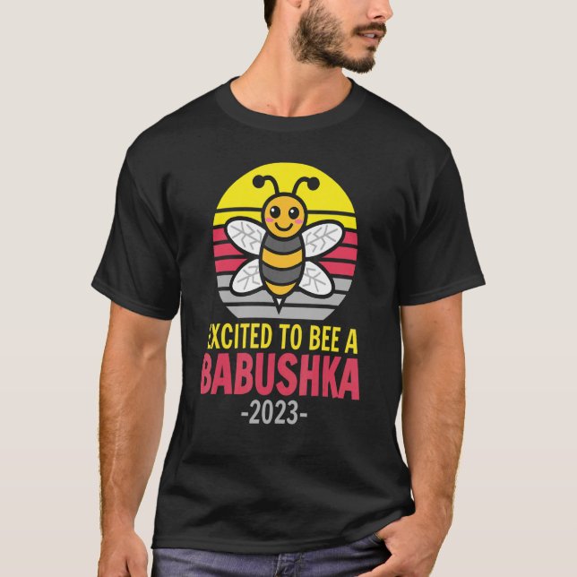 Babushka 2023 Bienenzweige als Ba T-Shirt (Vorderseite)